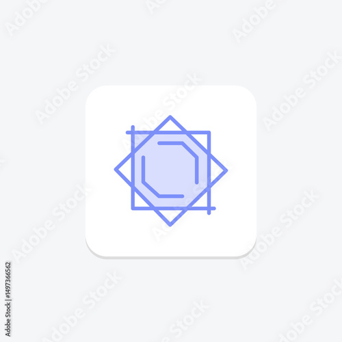 Square, vector, pixel perfect, illustrator file