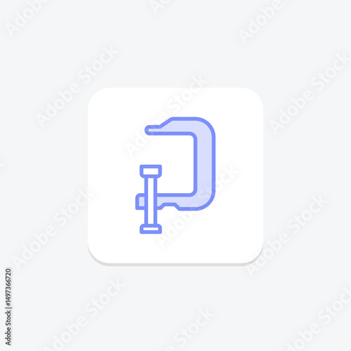Clamp, vector, pixel perfect, illustrator file