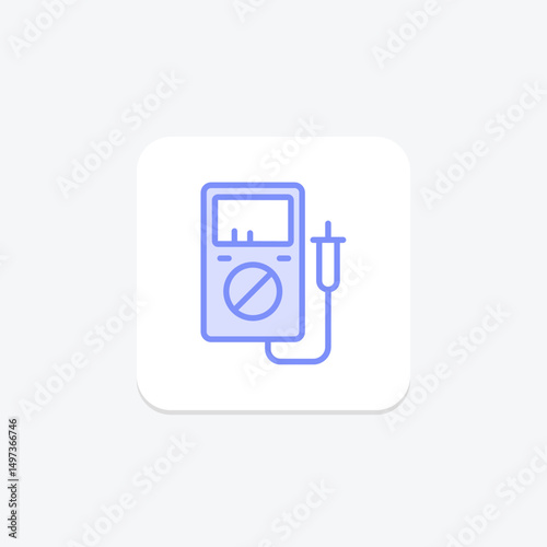 Multimeter, vector, pixel perfect, illustrator file