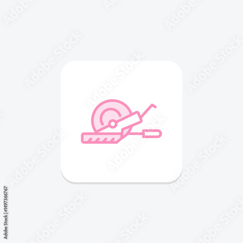 Miter Saw, vector, pixel perfect, illustrator file