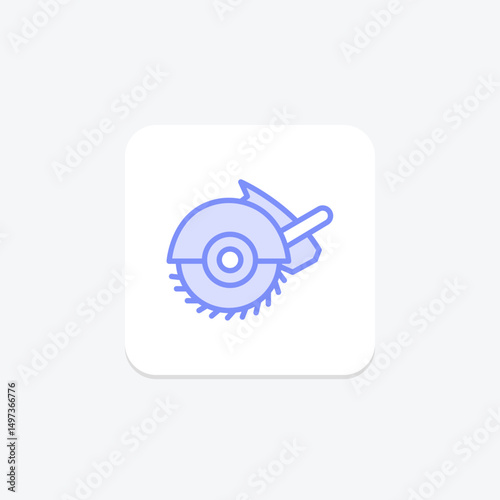 Circular Saw, vector, pixel perfect, illustrator file