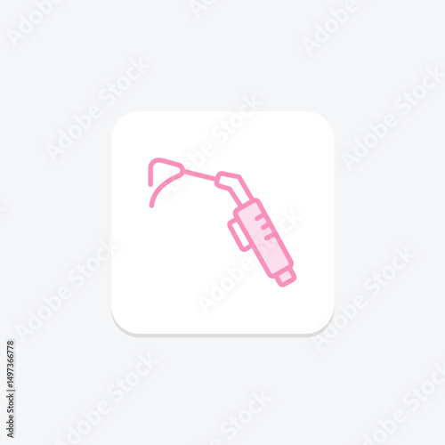 Welding Torch, vector, pixel perfect, illustrator file