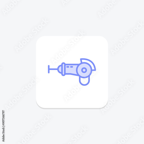Angle Grinder, vector, pixel perfect, illustrator file