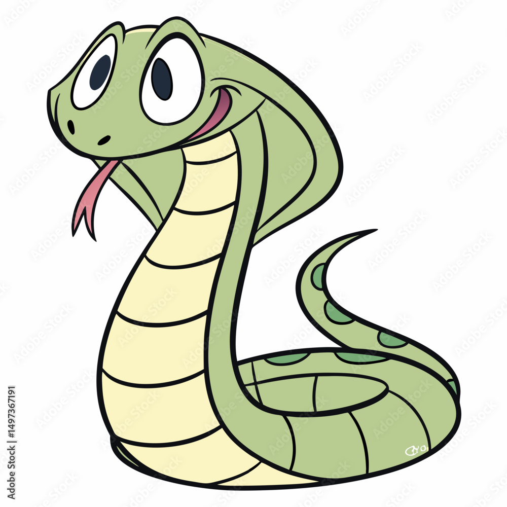 Fototapeta premium snake in the snake