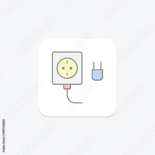 Outlet, vector, pixel perfect, illustrator file