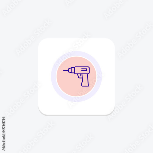 Impact Driver, vector, pixel perfect, illustrator file