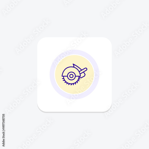 Circular Saw, vector, pixel perfect, illustrator file