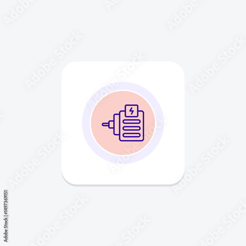 Motor, vector, pixel perfect, illustrator file