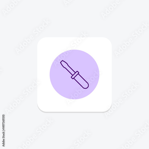 Screwdriver, vector, pixel perfect, illustrator file