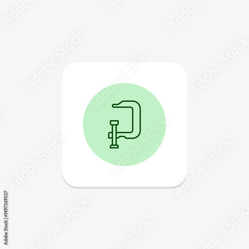 Clamp, vector, pixel perfect, illustrator file