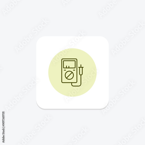 Multimeter, vector, pixel perfect, illustrator file