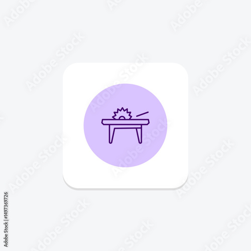 Table Saw, vector, pixel perfect, illustrator file