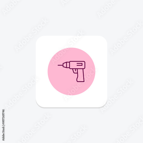 Impact Driver, vector, pixel perfect, illustrator file