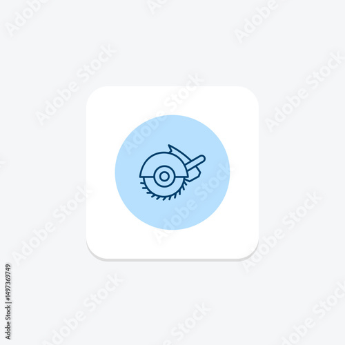 Circular Saw, vector, pixel perfect, illustrator file