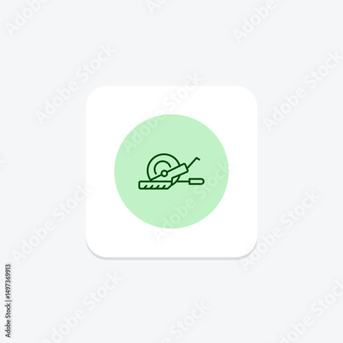 Miter Saw, vector, pixel perfect, illustrator file