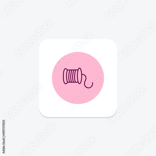 Wire Spool, vector, pixel perfect, illustrator file