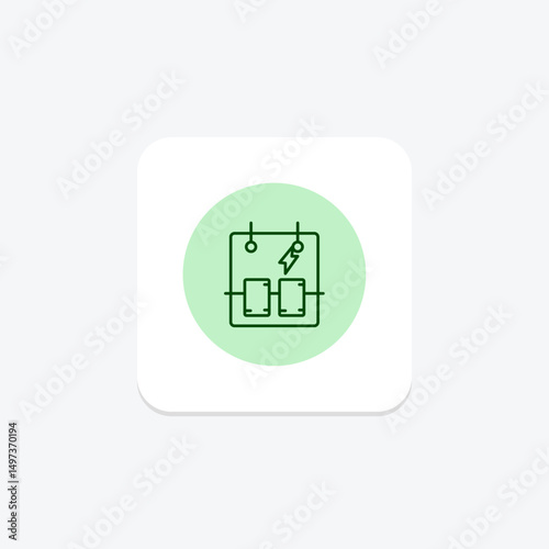 Circuit Breaker, vector, pixel perfect, illustrator file