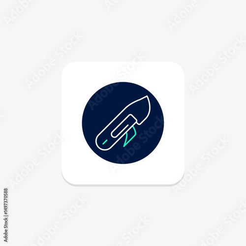 Utility Knife, vector, pixel perfect, illustrator file