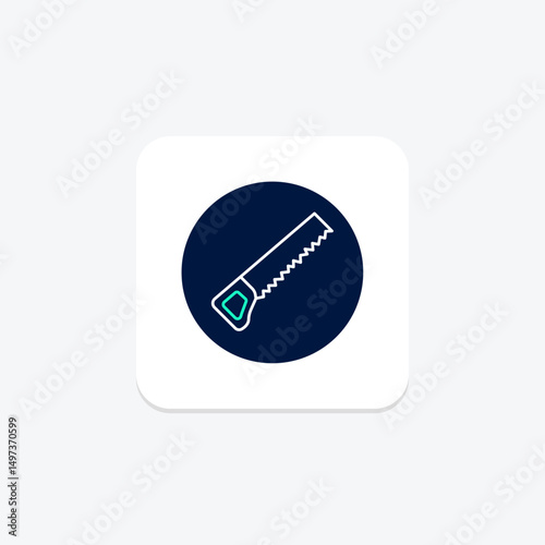 Hacksaw, vector, pixel perfect, illustrator file