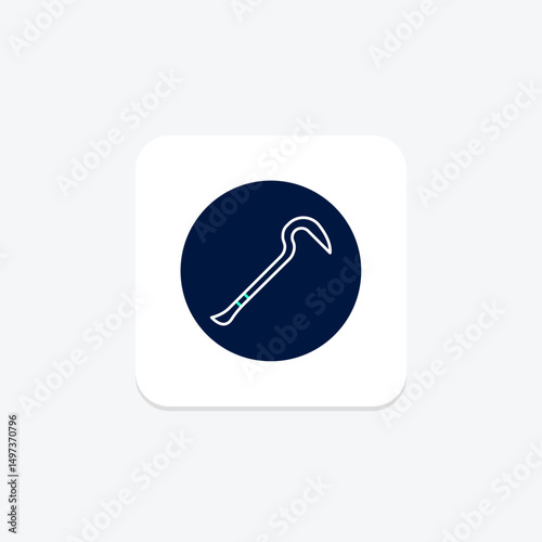 Crowbar, vector, pixel perfect, illustrator file