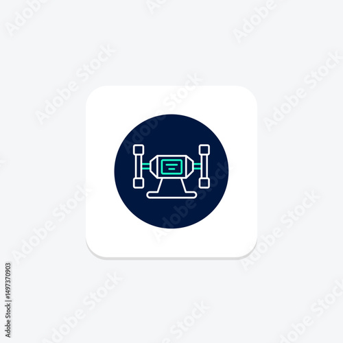 Bench Grinder, vector, pixel perfect, illustrator file