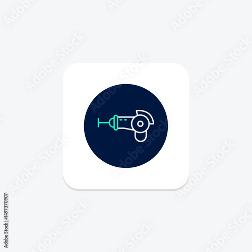 Angle Grinder, vector, pixel perfect, illustrator file