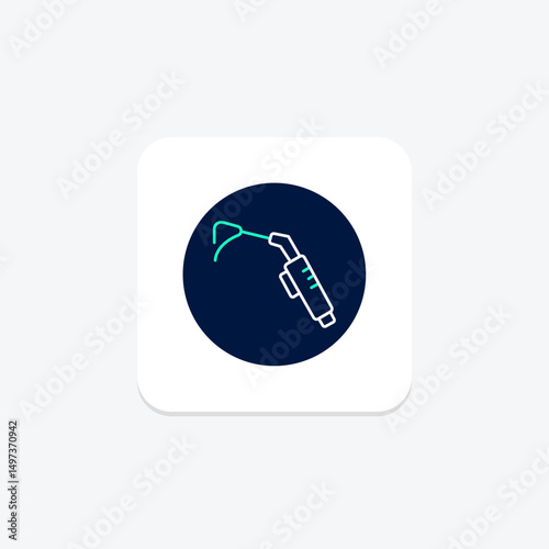 Welding Torch, vector, pixel perfect, illustrator file