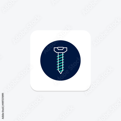 Screw, vector, pixel perfect, illustrator file