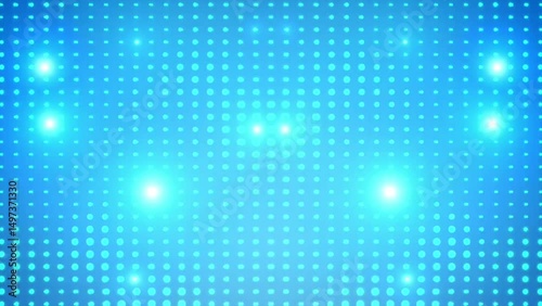 blue digital background with dotted pattern and twinkling light effect