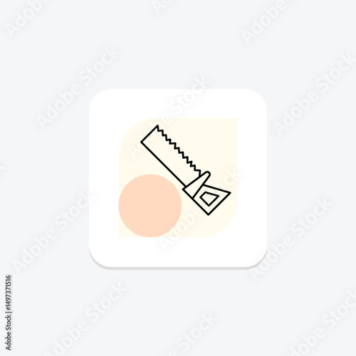 Saw, vector, pixel perfect, illustrator file