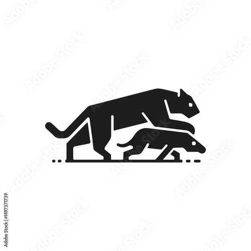 Protective Panther Family Icon