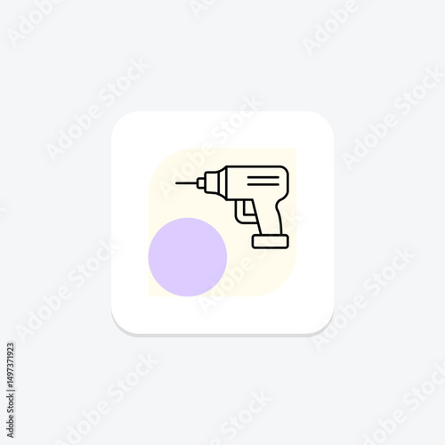 Power Drill, vector, pixel perfect, illustrator file