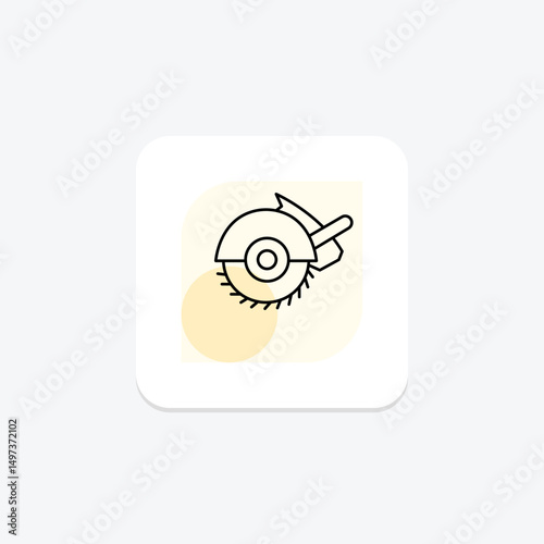 Circular Saw, vector, pixel perfect, illustrator file