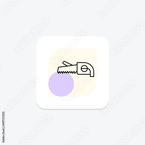 Band Saw, vector, pixel perfect, illustrator file