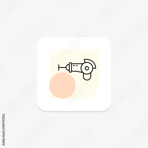 Angle Grinder, vector, pixel perfect, illustrator file