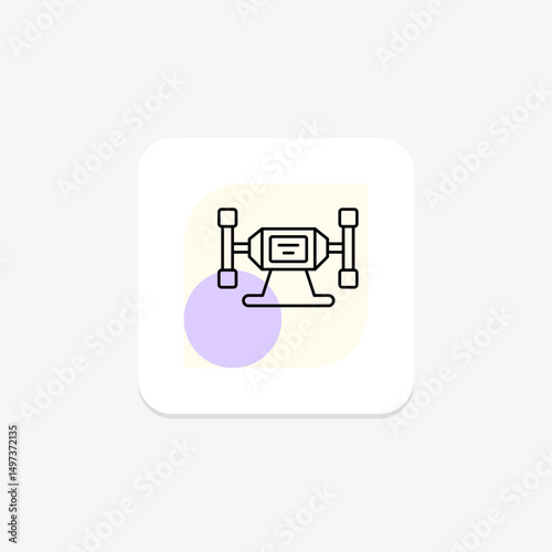 Bench Grinder, vector, pixel perfect, illustrator file