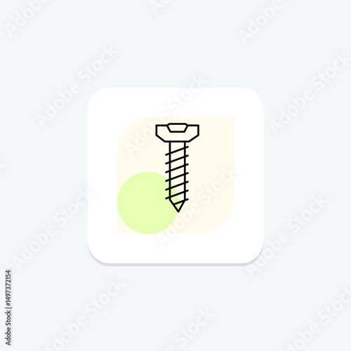 Screw, vector, pixel perfect, illustrator file