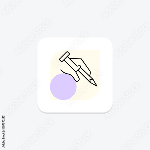 Nail, vector, pixel perfect, illustrator file