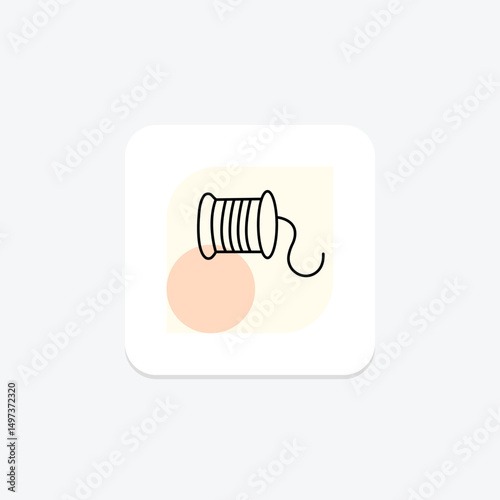 Wire Spool, vector, pixel perfect, illustrator file