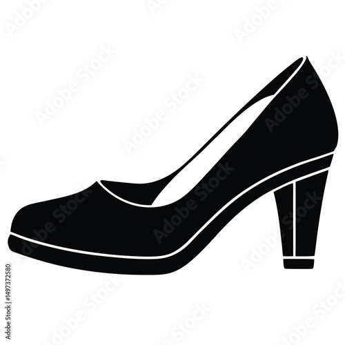 fashion designer element isolated luxury shoes on white background
