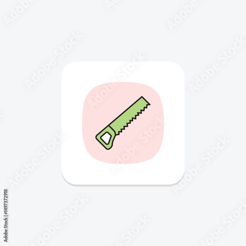 Hacksaw, vector, pixel perfect, illustrator file