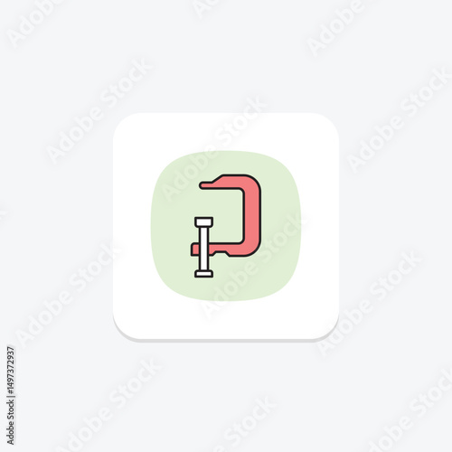 Clamp, vector, pixel perfect, illustrator file