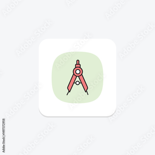 Compass, vector, pixel perfect, illustrator file