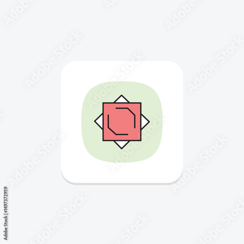 Square, vector, pixel perfect, illustrator file