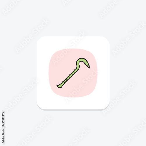 Crowbar, vector, pixel perfect, illustrator file
