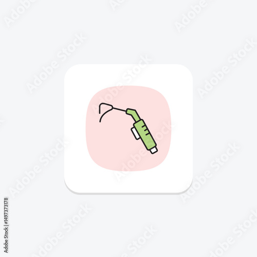 Welding Torch, vector, pixel perfect, illustrator file