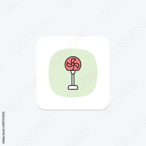 Fan, vector, pixel perfect, illustrator file