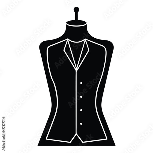 fashion designer element isolated tailor s chalk on white background