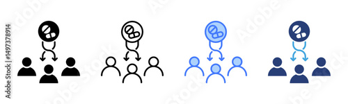 Randomize icon sheet multiple style collection