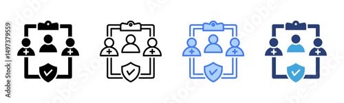 Ethics Committee icon sheet multiple style collection